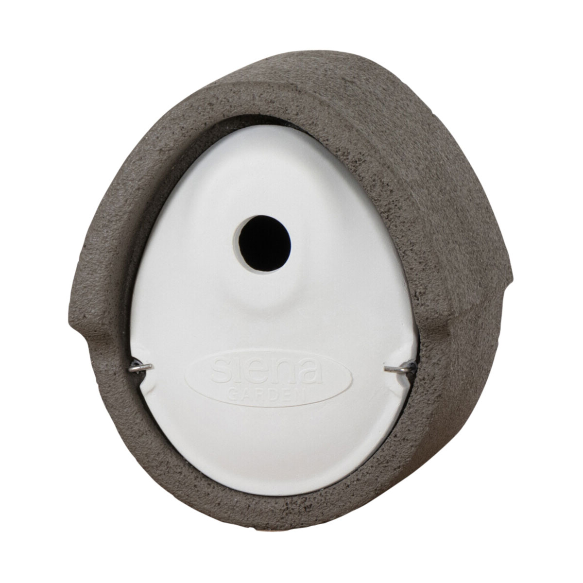 Nistkasten oval, grau