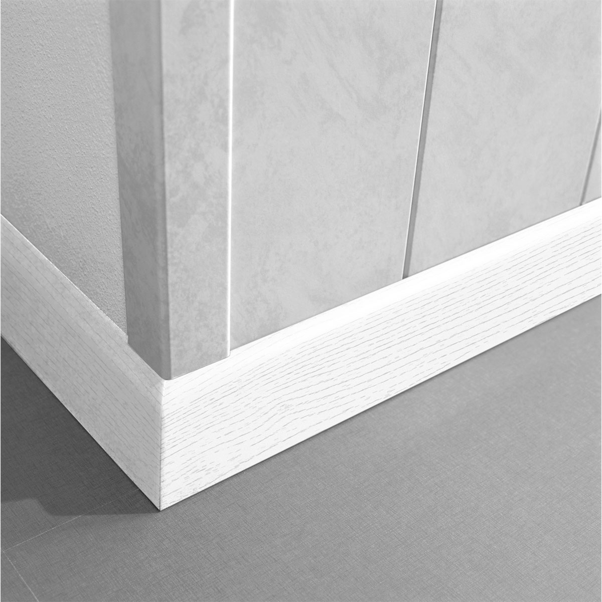 Fußleiste Polarweiß 2,6 m Bild 2