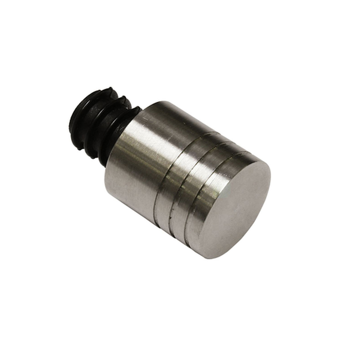 Gardinia Endstück Zylinder für Durchmesser 12 mm 3 cm Edelstahl