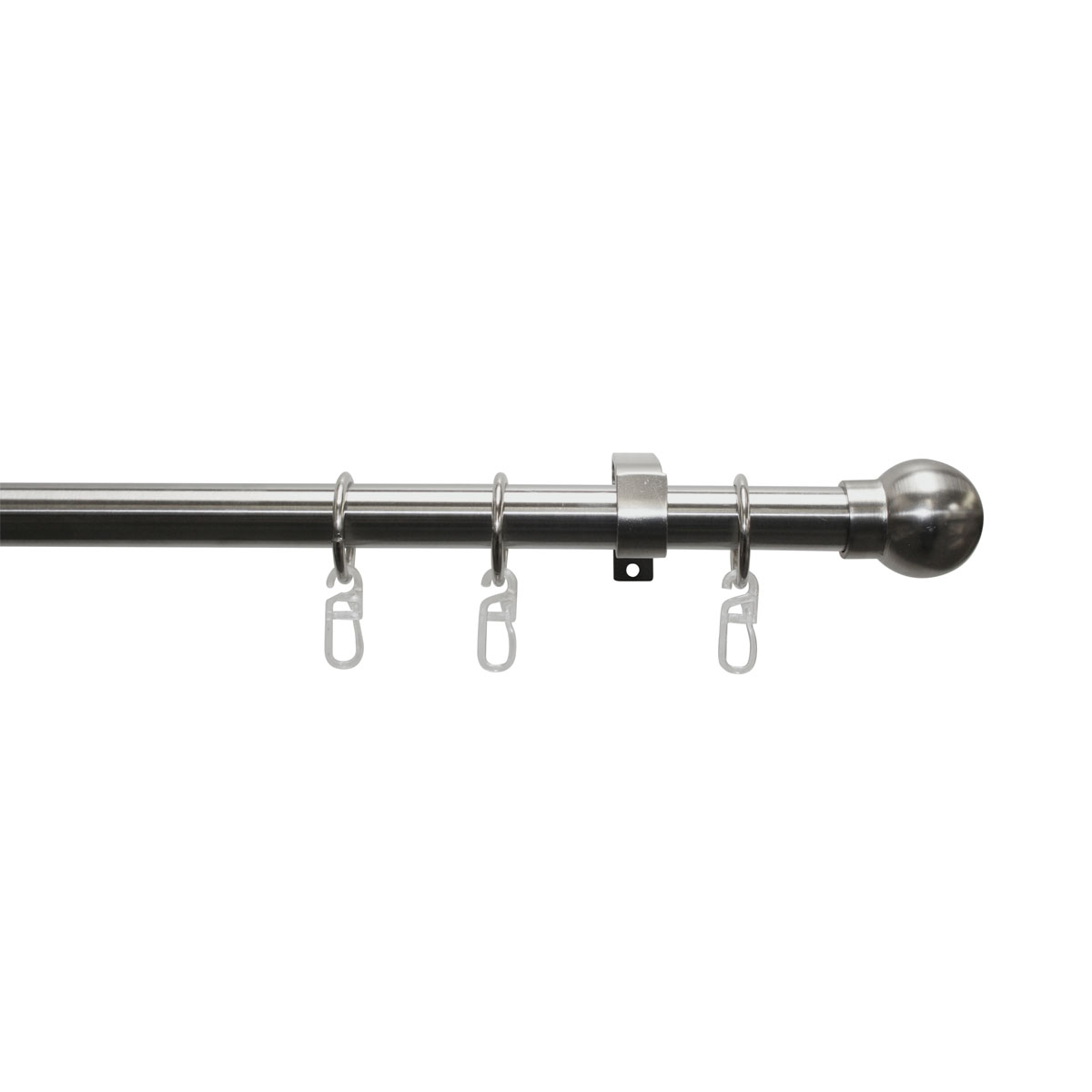 Gardinenstange „Kugel“, Ø 1,9x160 cm, edelstahl