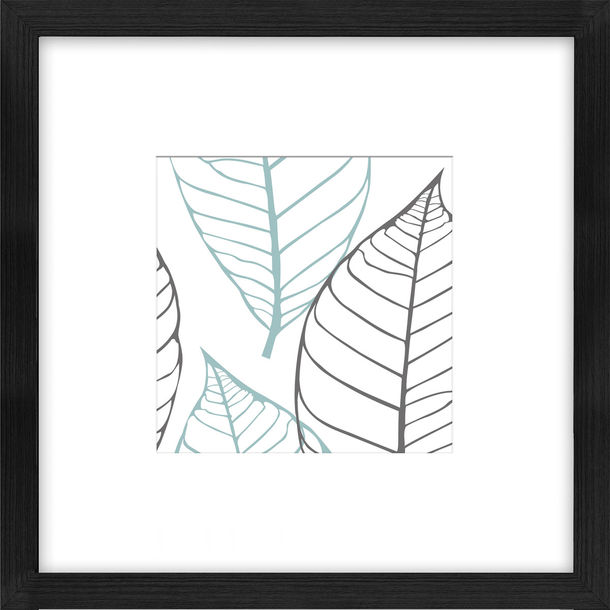 Bilderrahmen Iceland 23x23 cm schwarz