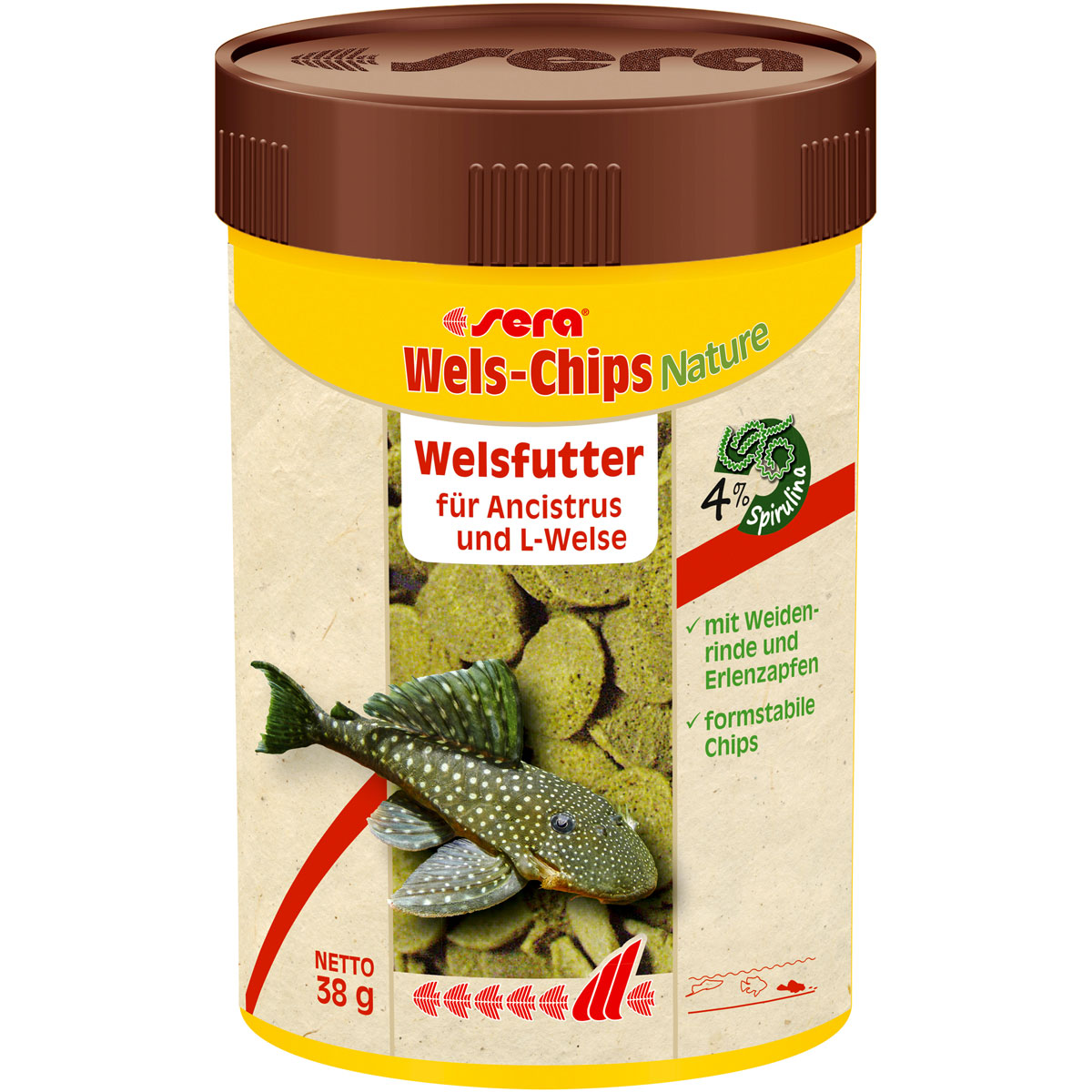 sera  Wels-Chips 100 ml / 38 g Bild 2