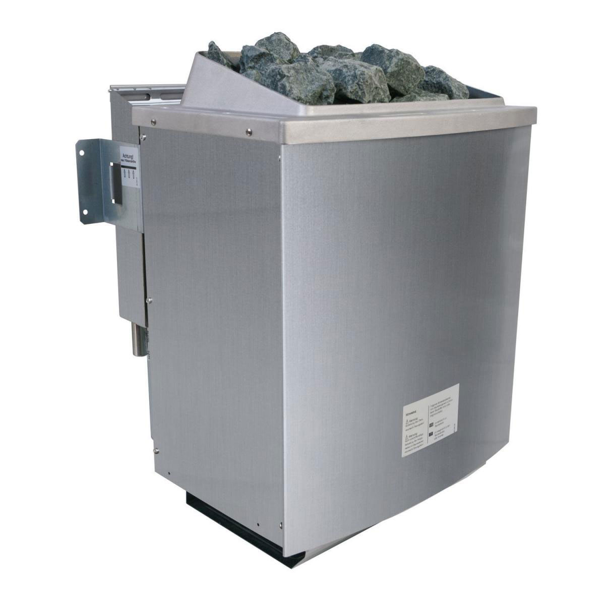 Karibu Saunahaus Bosse 1 38 mm 9 kW Bio Ofen externe Strg moderne Tür Bild 2