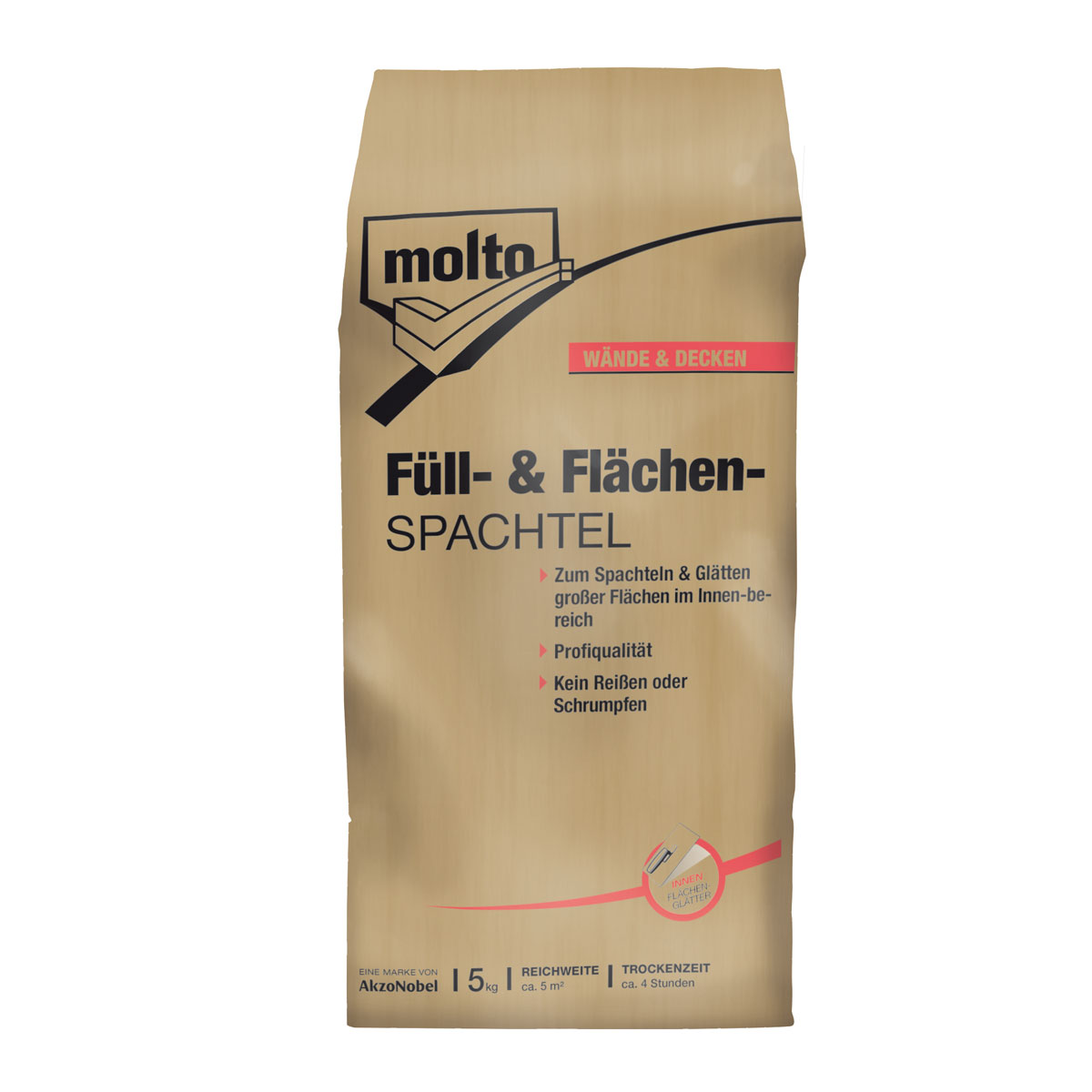 Molto Füll- und Flächenspachtel 5000 ml