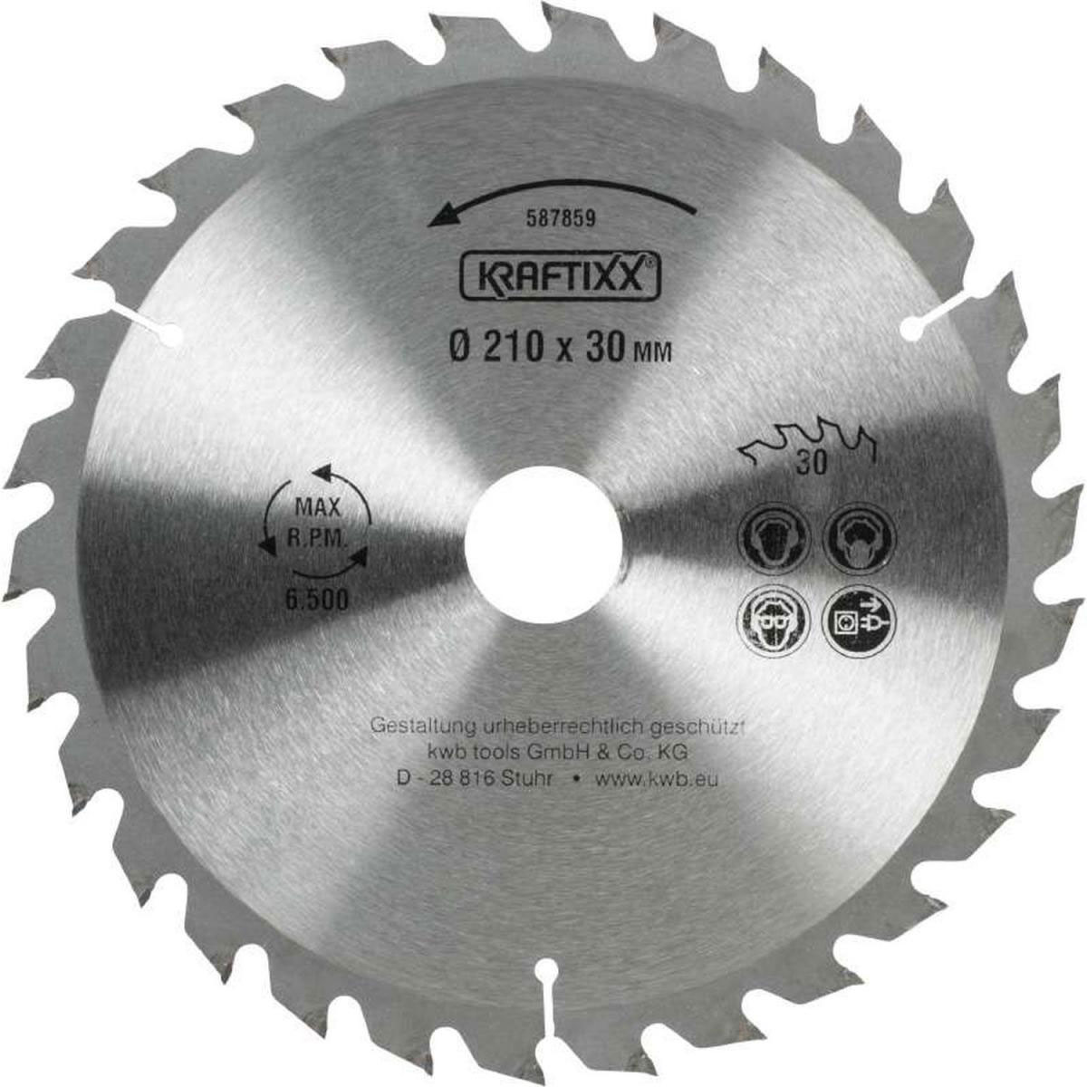 kwb  Spanplattensägeblatt für Handkreissäge Durchmesser 210 mm Bild 1