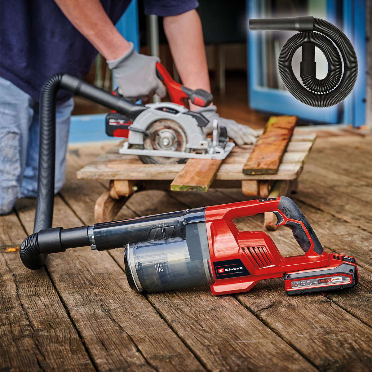 Einhell  Stielstaubsauger-Zubehörset mit Schlauch Bild 7