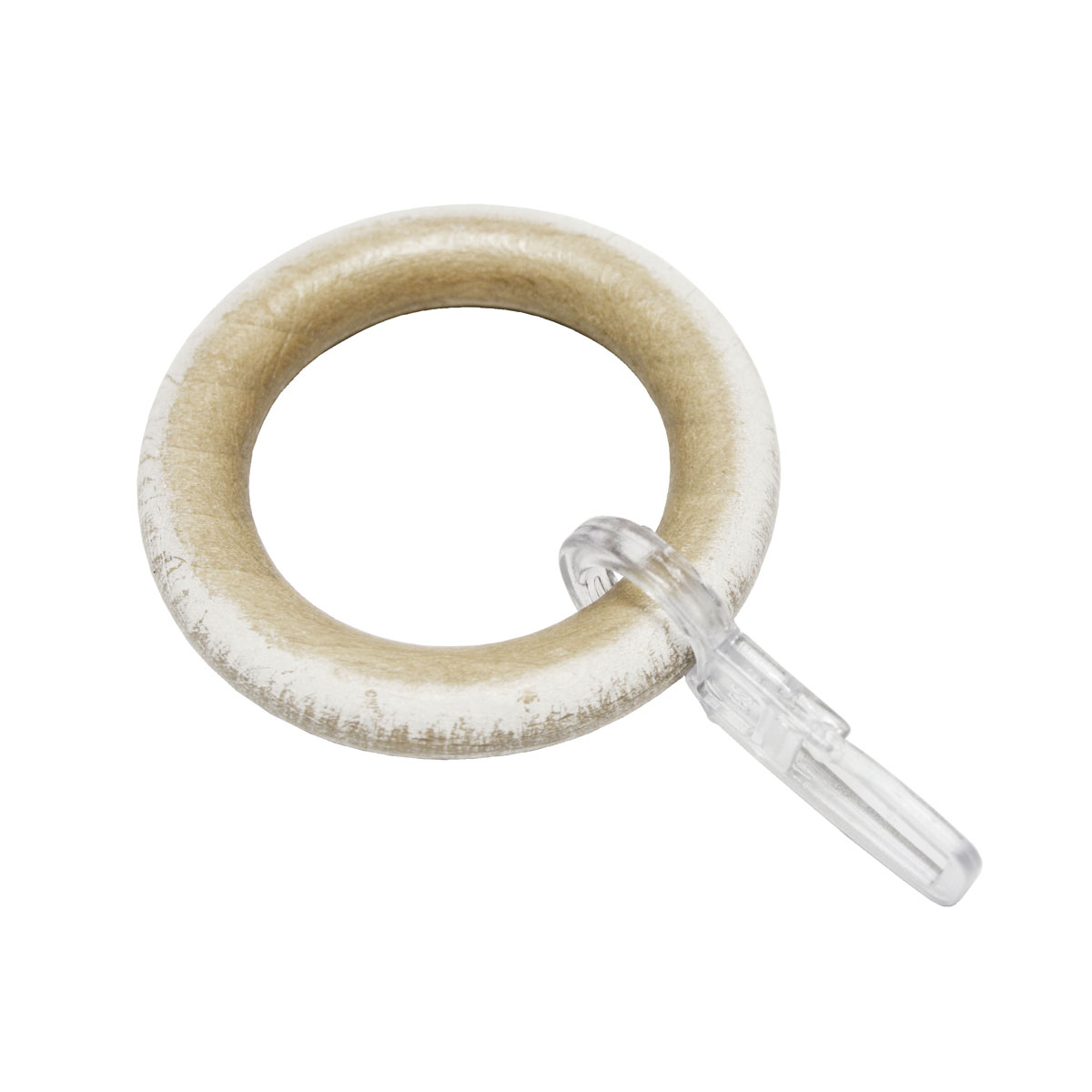 Gardinia Gardienenringe mit Faltenlegehaken für Durchmesser 25 mm castell-eiche