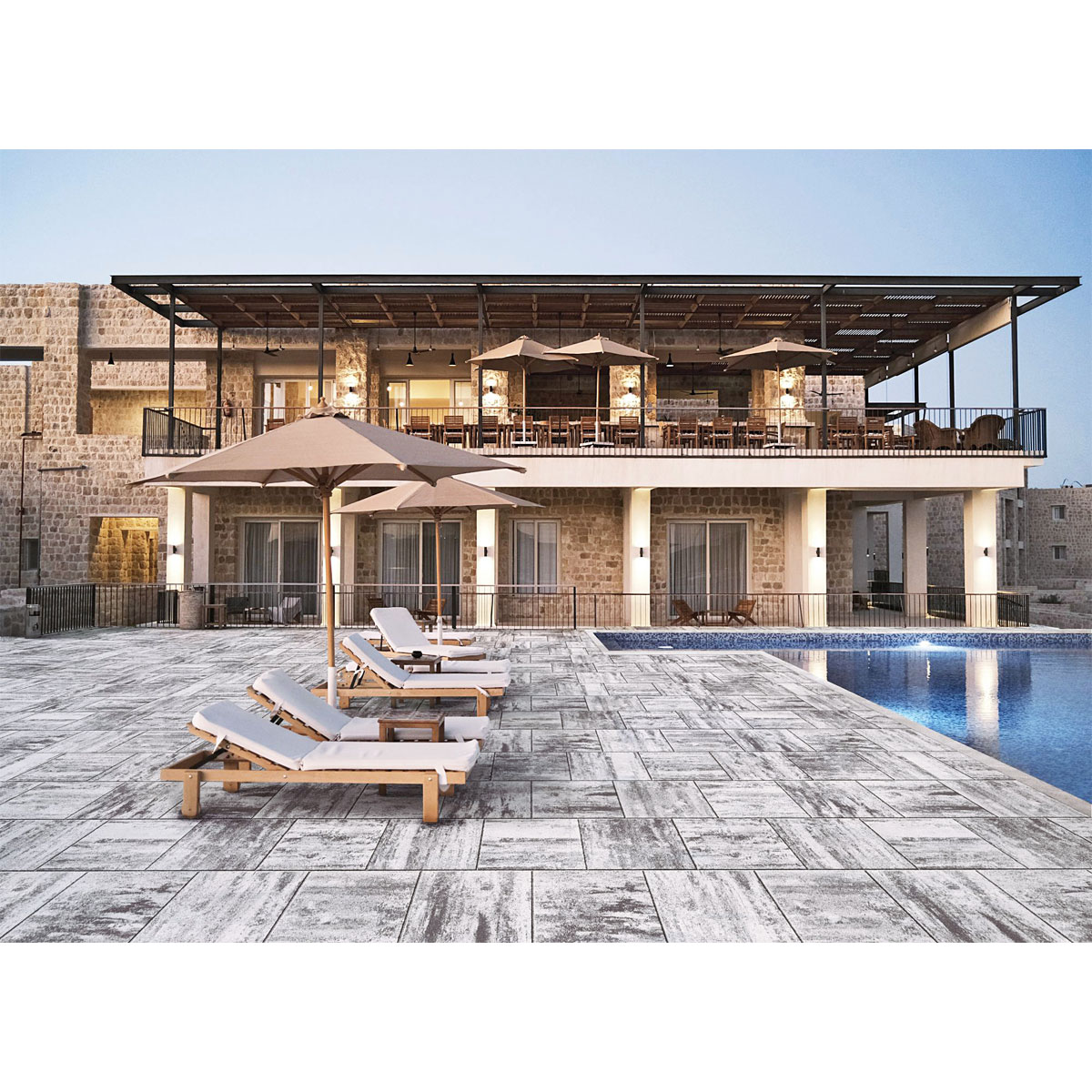 Terrassenplatte Megadrain ca. 50 x 50 x 4 cm grau Bild 2