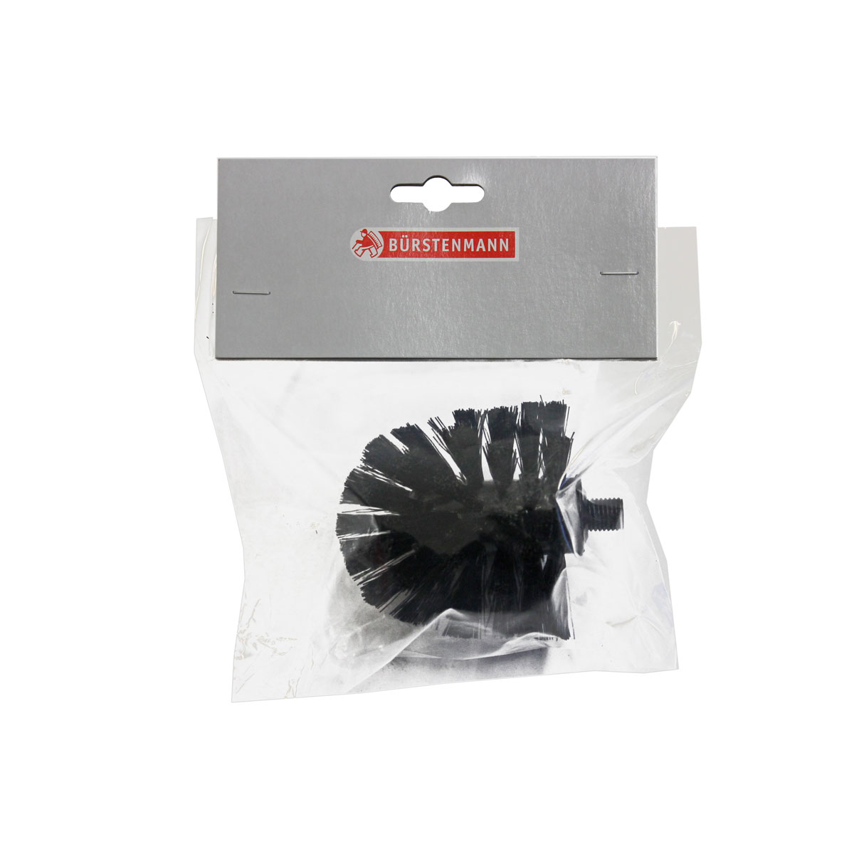 WC-Bürstenkopf 170 x 160 x 37 mm schwarz