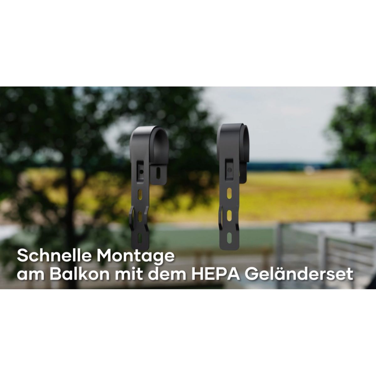 HEPA Geländerset für Balkon Bild 3