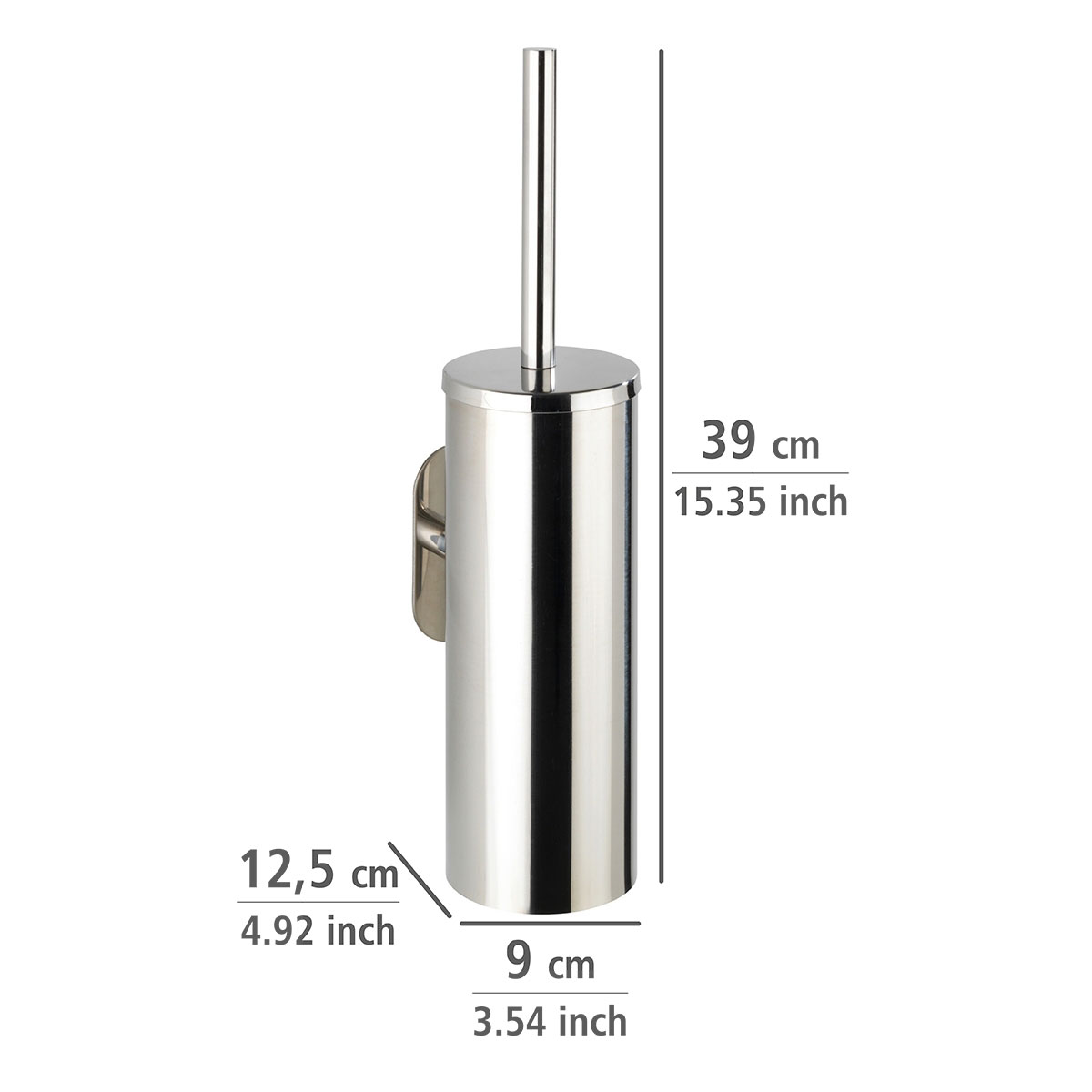 Wenko Turbo-Loc WC-Garnitur Orea Shine Bild 4