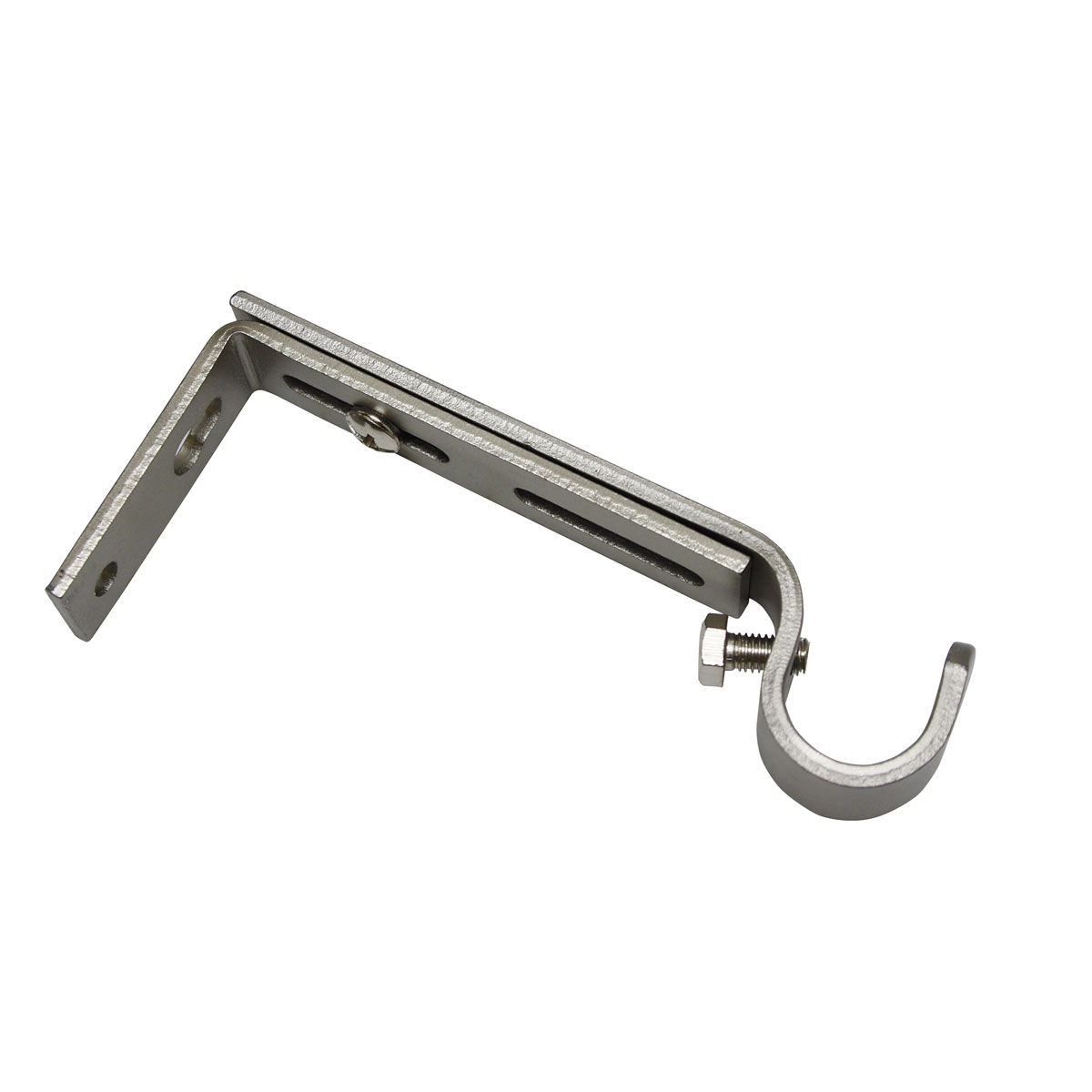 Gardinia Metall-Träger Memphis silber-matt 1 läufig 10-14 cm