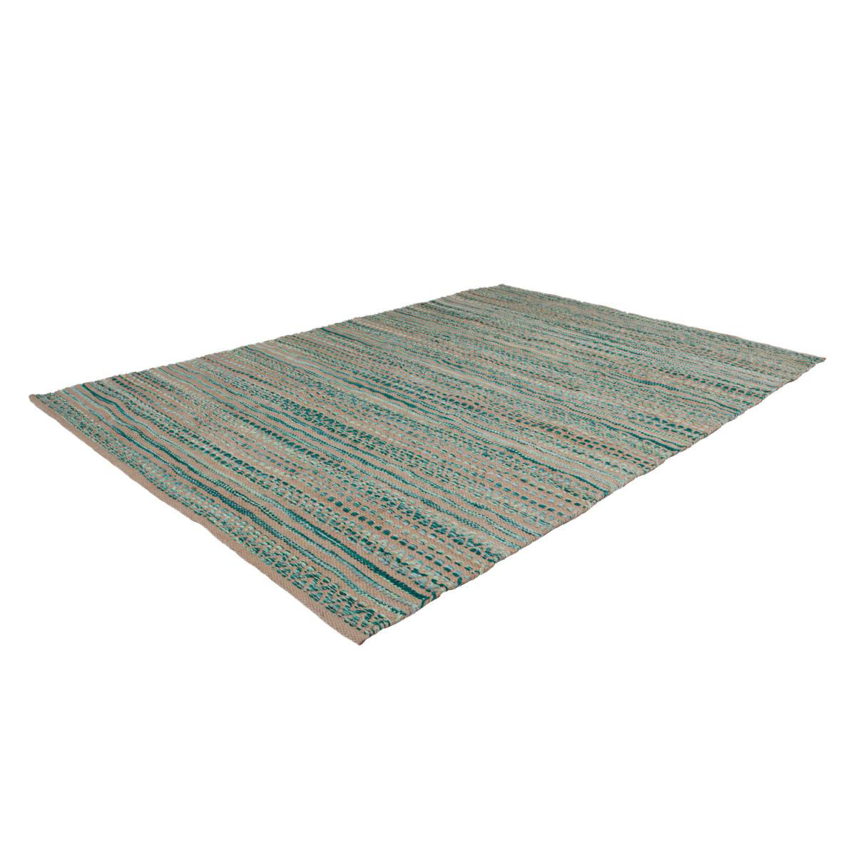 Teppich „Sienna 710“ Hellgrün, 160x230cm, geflochten, handgefertigt