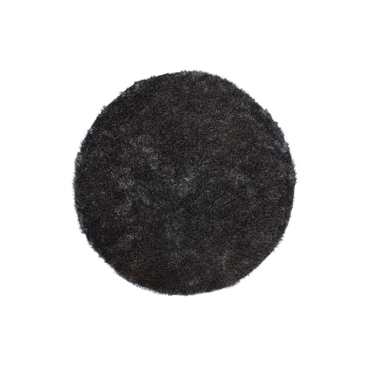 Hochflorteppich „Diamond 700 Anthrazit“, Ø120cm Rund