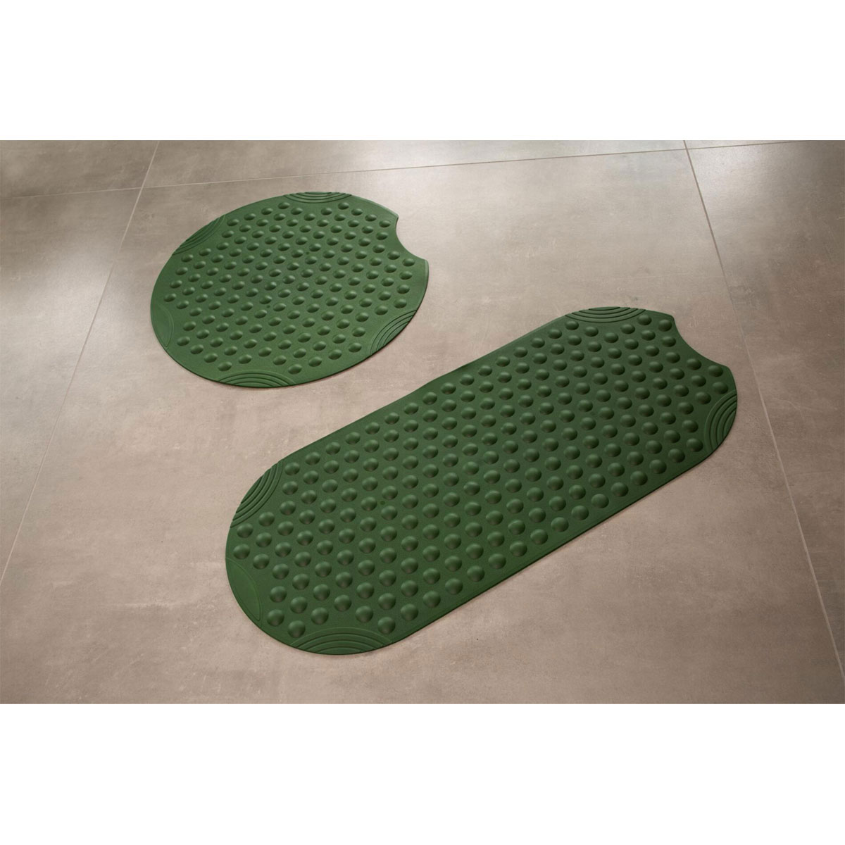 Ridder  Duscheinlage ca Durchmesser 55 cm Tecno dunkelgrün Bild 2