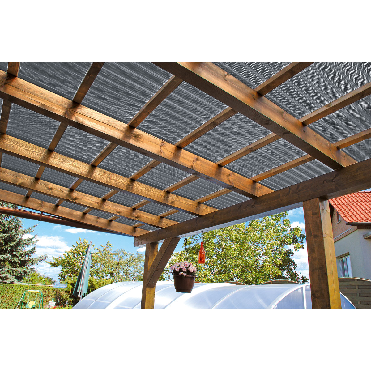 Wellplatte 200 x 90 cm PVC Typ 1.2 Bild 3