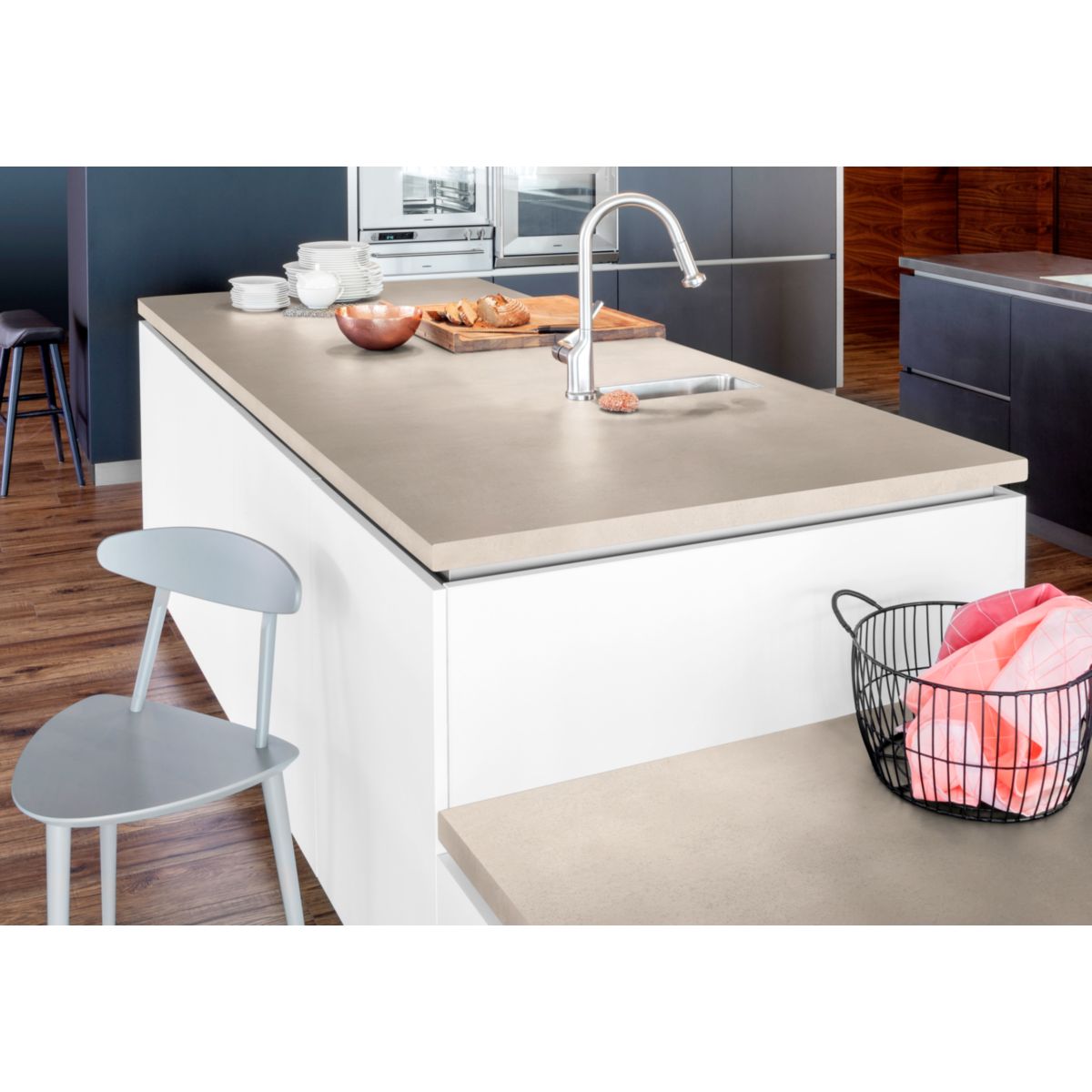 Arbeitsplatte Beton Sand 4100x635x38mm Bild 3