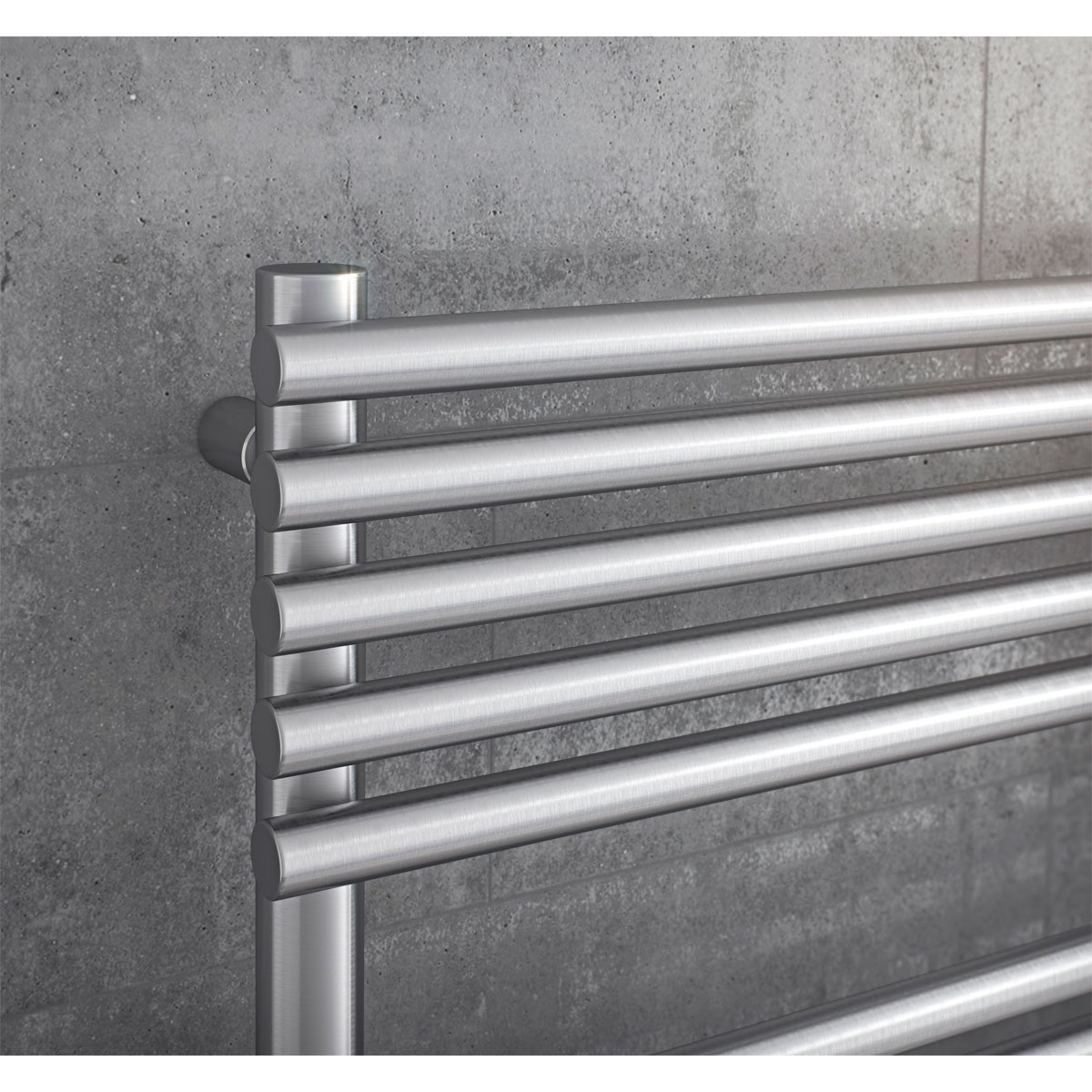 Ximax  Elektrischer Handtuchwärmer Tec-Edelstahl 1715 x 600 mm 600 Watt Typ 5 Edelstahl Bild 2