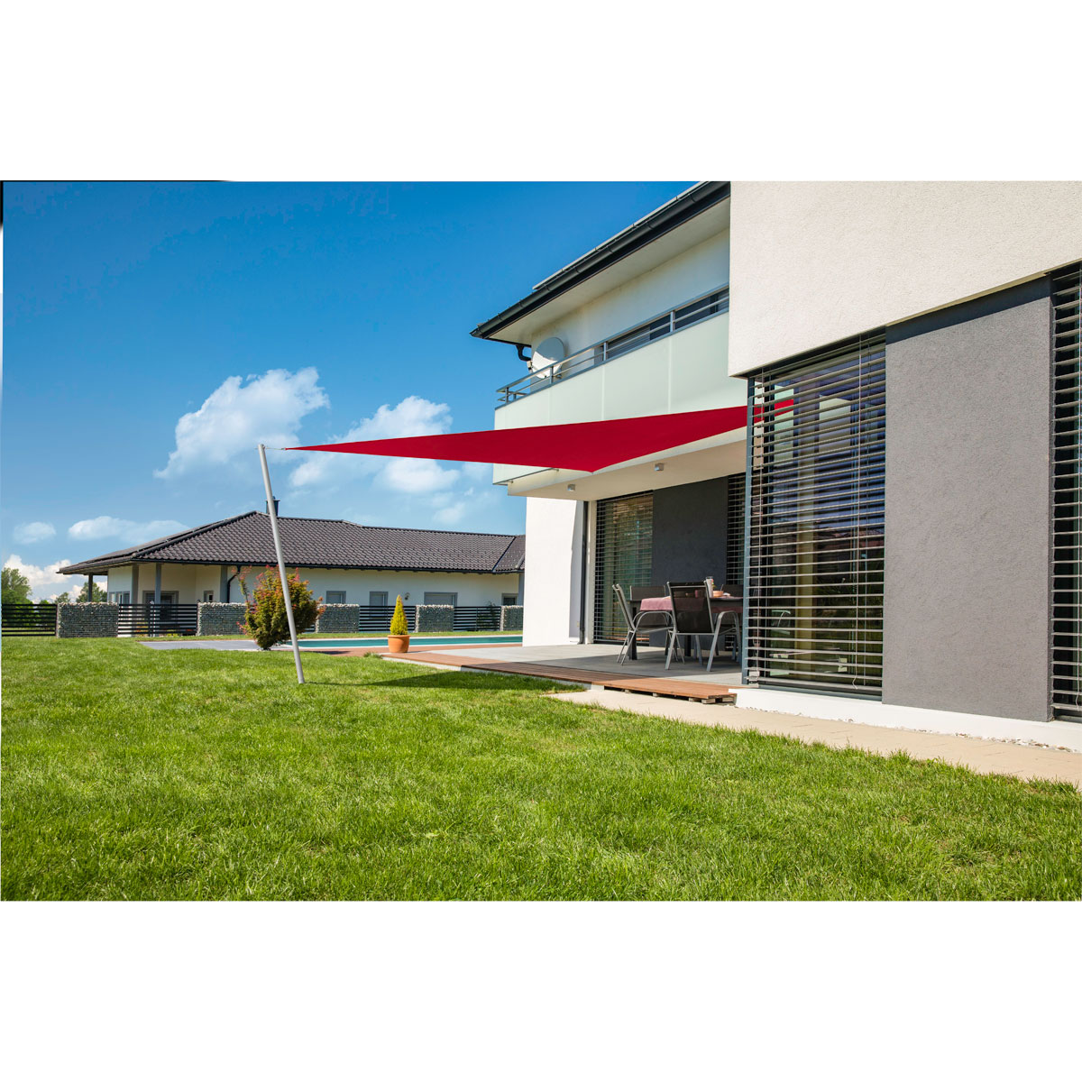 Dreieck-Segel Cannes 5 x 5 x 5 m brick