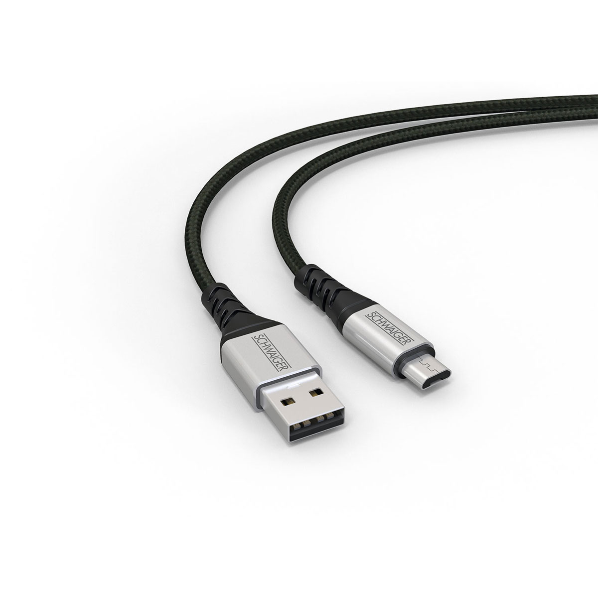 Schwaiger  Sync und Ladekabel Typ A/Micro USB 1,2 m Bild 2