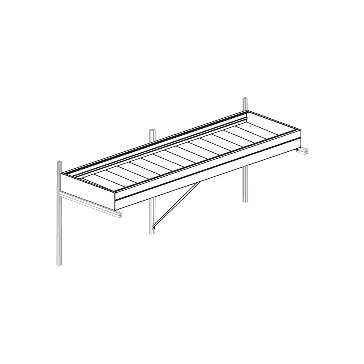 KGT Pflanzwanne für Lilie III silber Bild 2