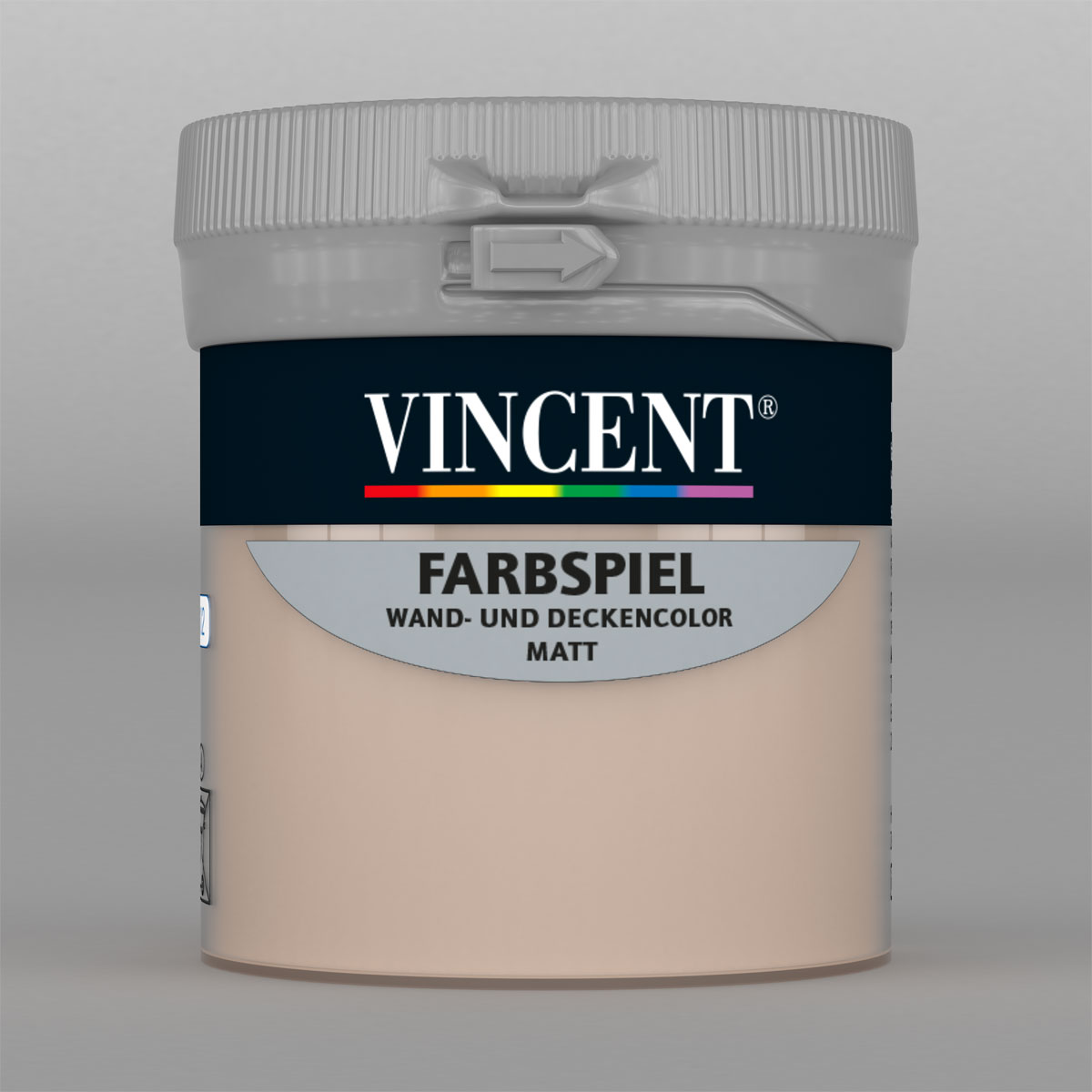 Vincent Farbspiel Kiesel matt 75 ml