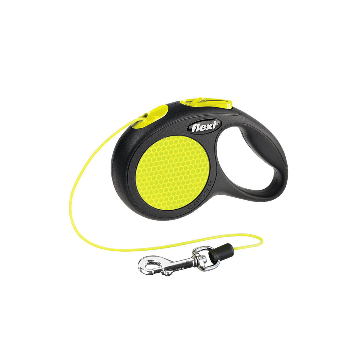 Flexi Seil-Leine New Classic neongelb XS 3m