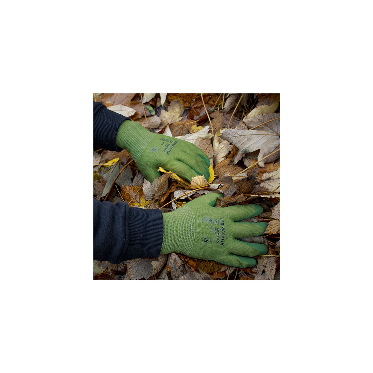 Triuso Leibwächter Bambus Größe 11 Latex Grün Bild 2