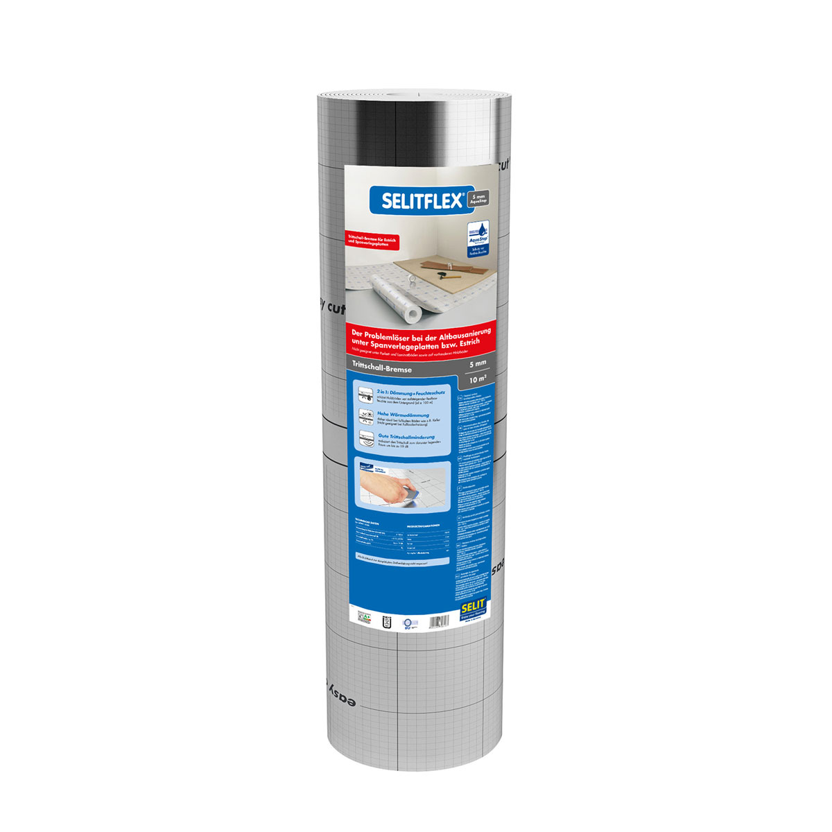 Selit  SELITFLEX 5 mm AquaStop Trittschall-Bremse 10m²