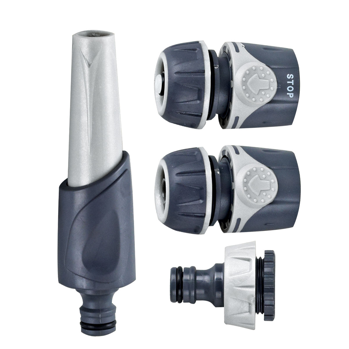 Wingart Gießspritze-Set mit Anschlüssen 4-teilig