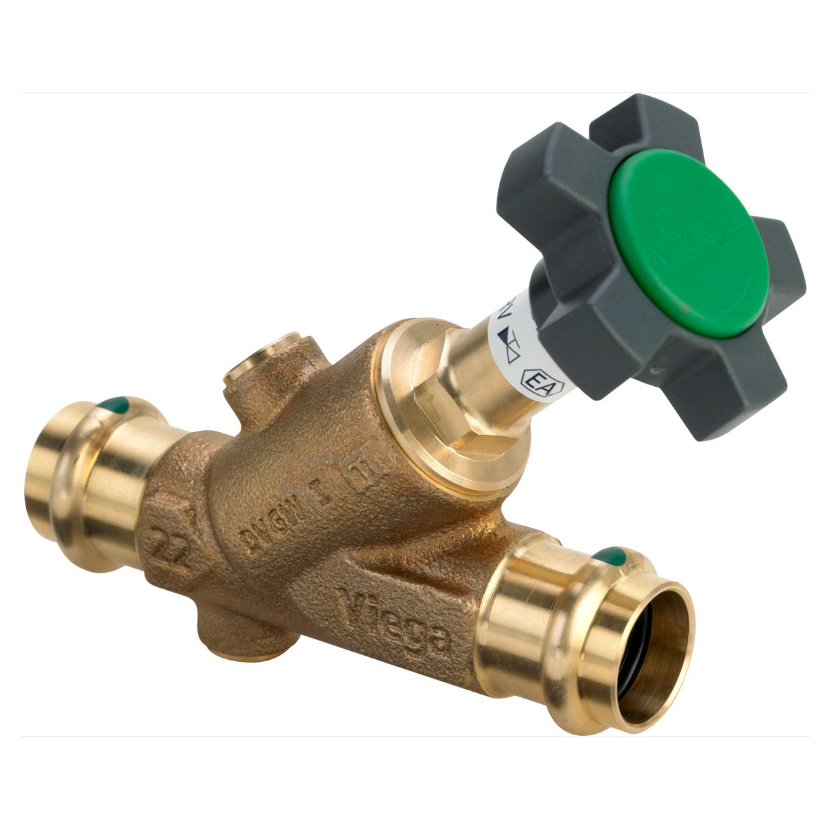 Kirchhoff RG Viega KRV-Schraegsitzventil 15 mm 2238 Easytop