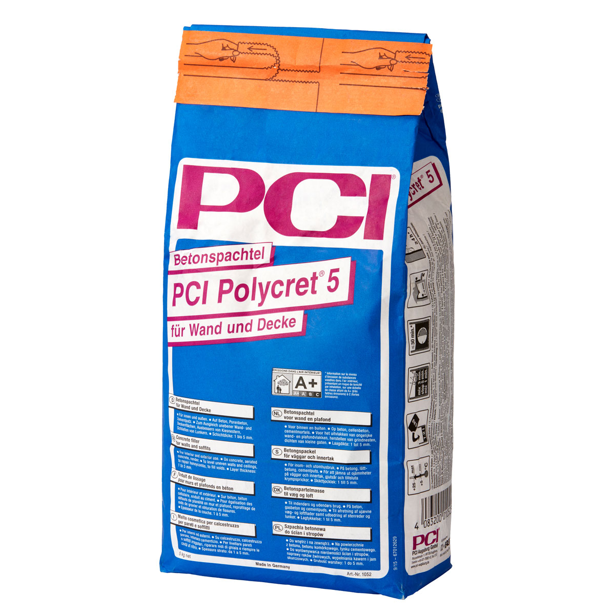 Betonspachtel „Polycret“, 5,5 kg 