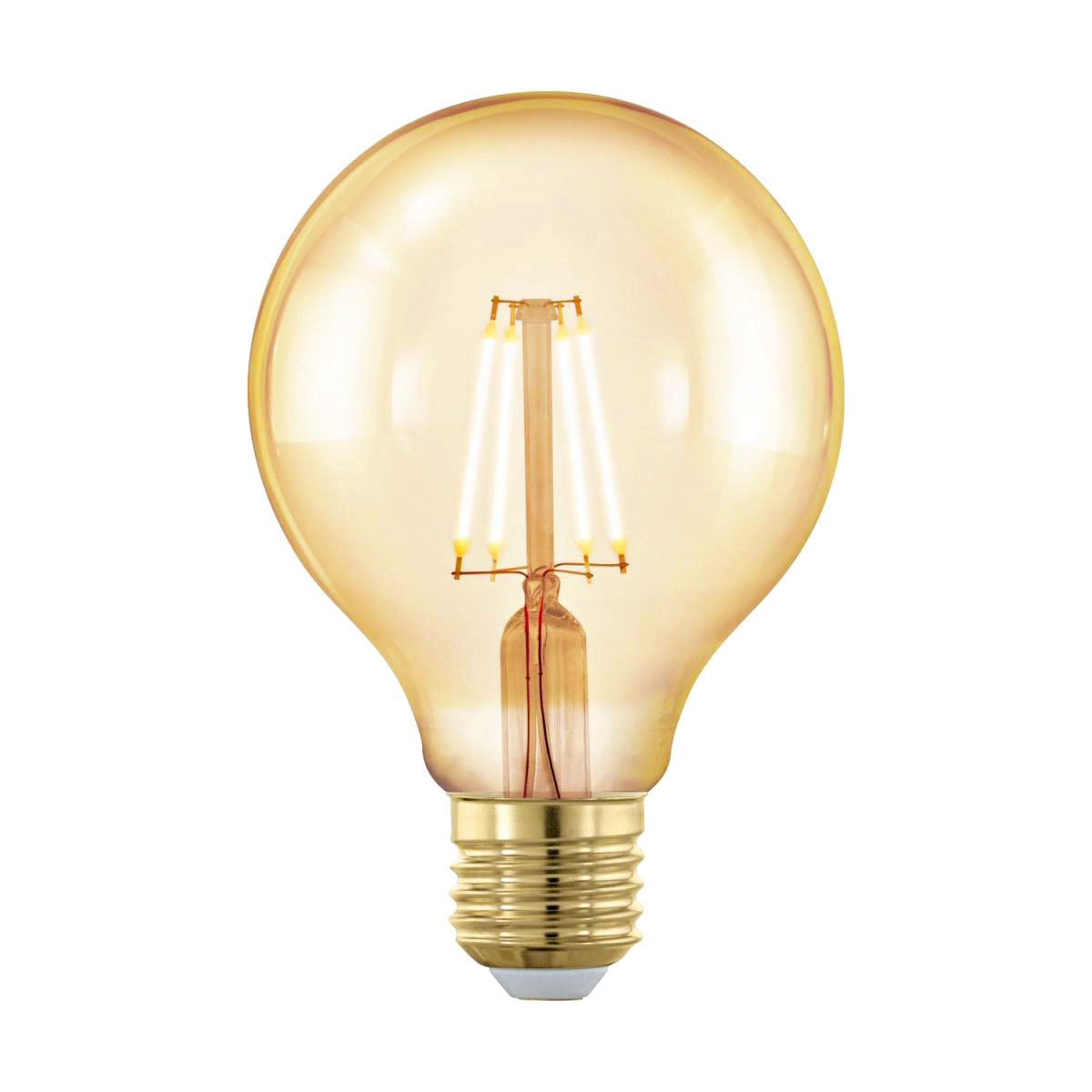 LED-Leuchtmittel „Amber-G80“, E27, 4 W