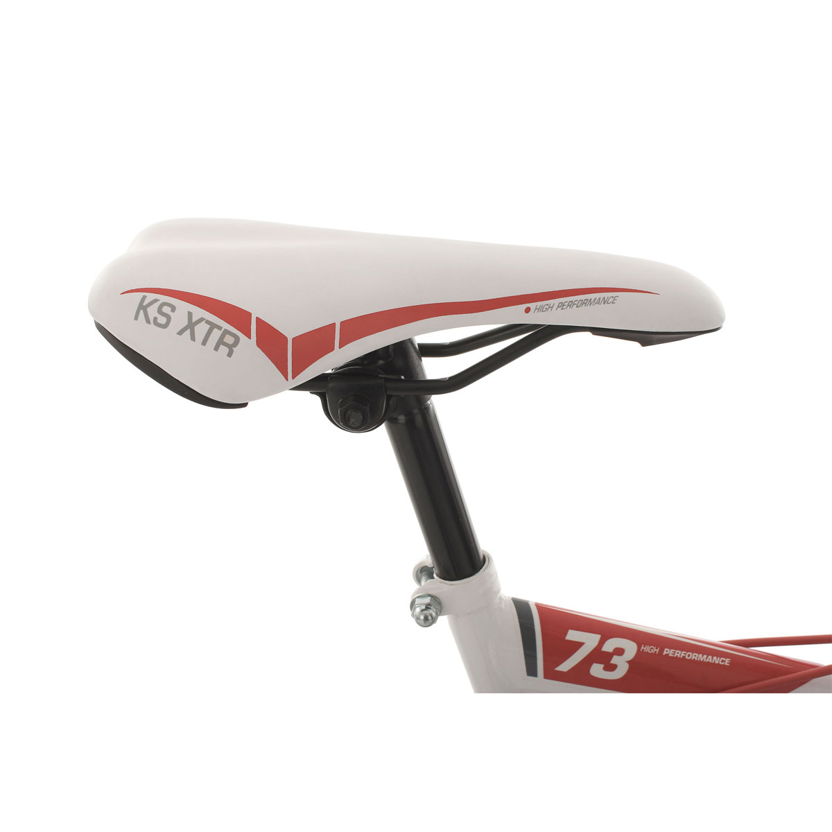 Mountainbike „Topeka“, Fully, weiß-rot