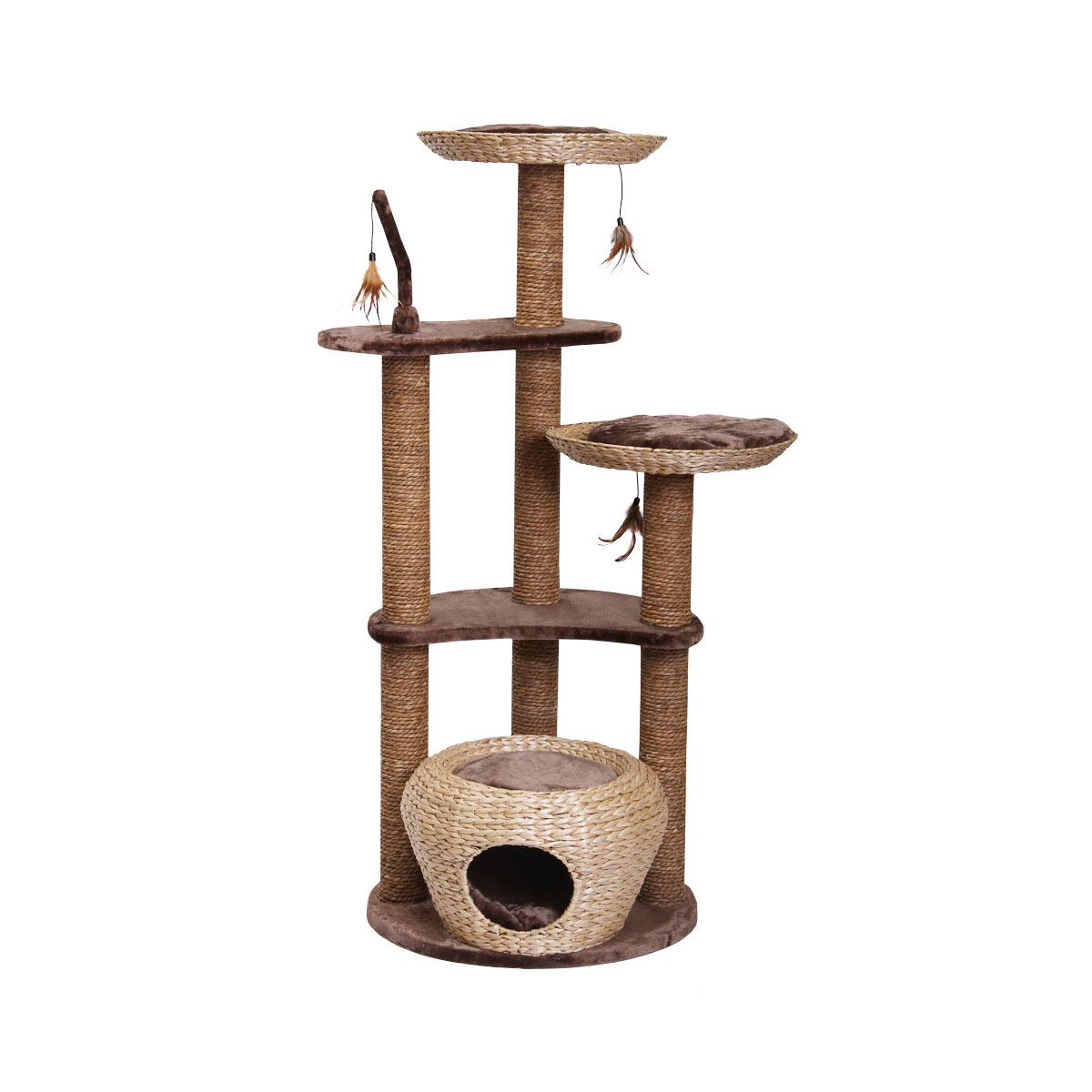 Nobby Kratzbaum Estaca 60 x 60141 cm braun