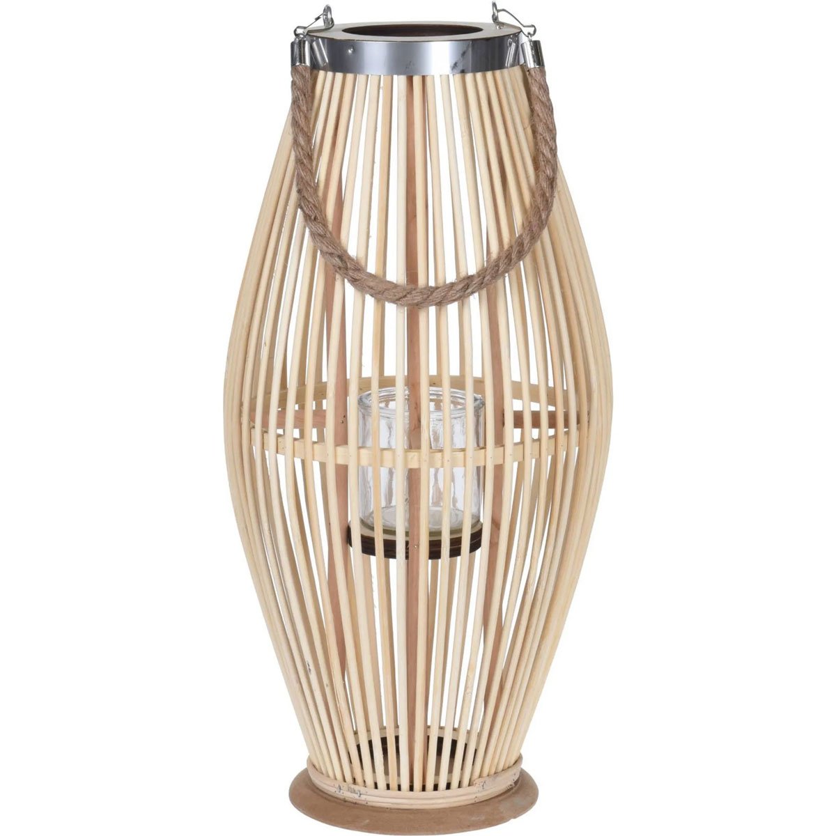 Laterne Bambus natur 24 x 48 cm