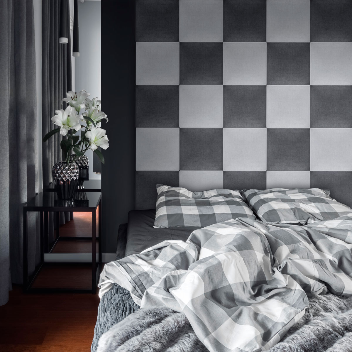 Mollis Polsterpaneele 30x30 cm anthrazit Bild 7