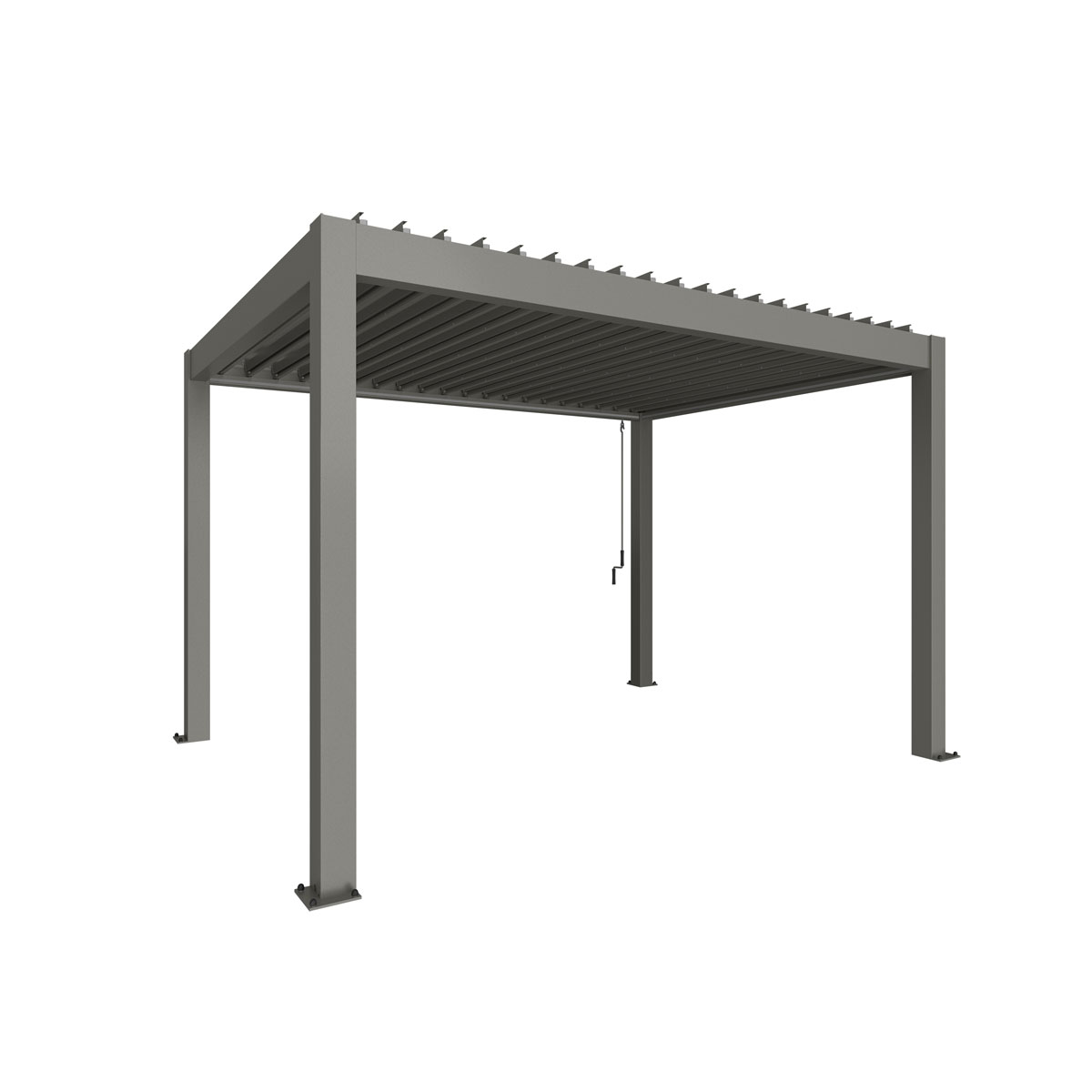 Biohort Pergola Gr. 4 x 3 quarzgrau-metallic