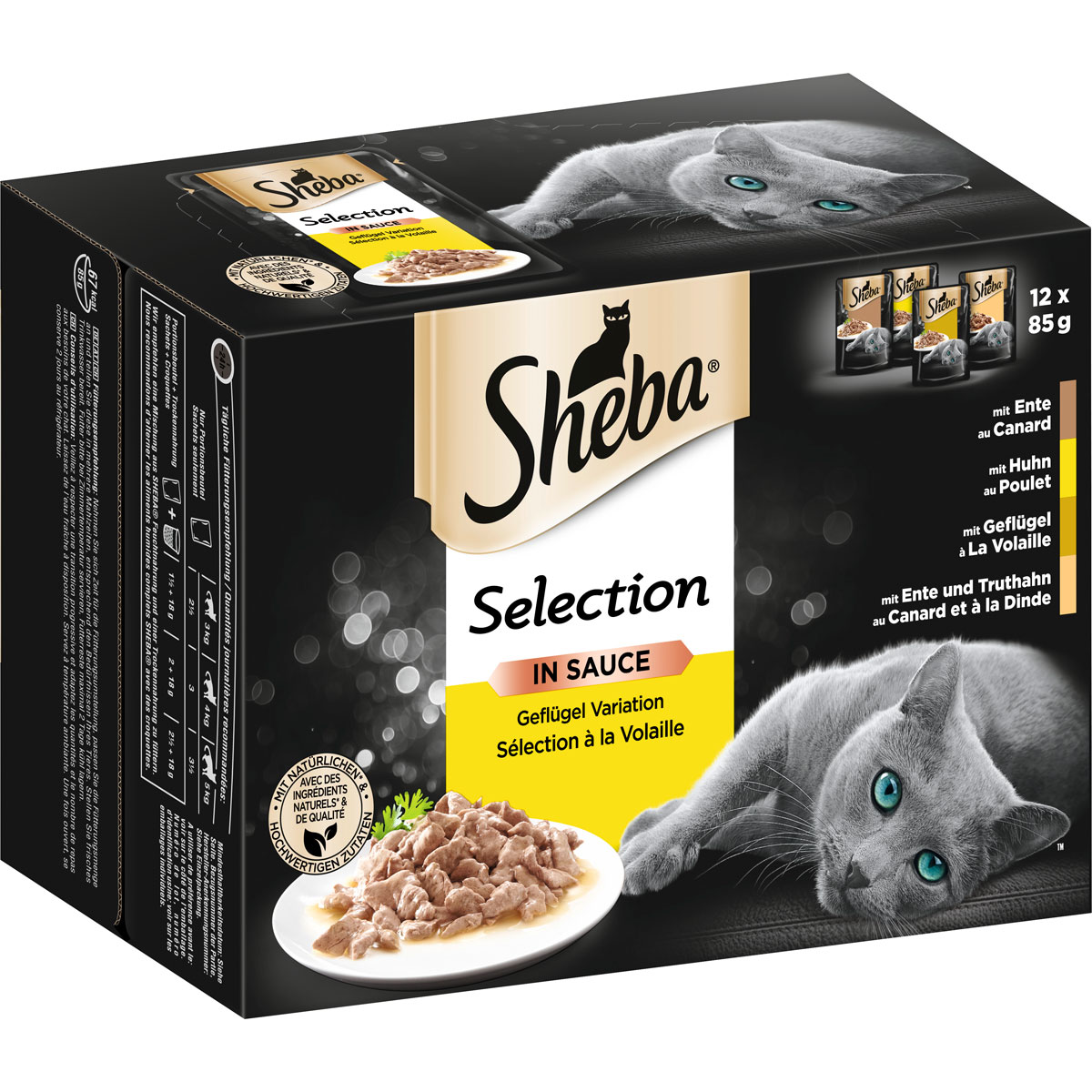 Sheba  Katzenfutter-Vorratspack Selection Geflügel Variation 12 x 85g Bild 3