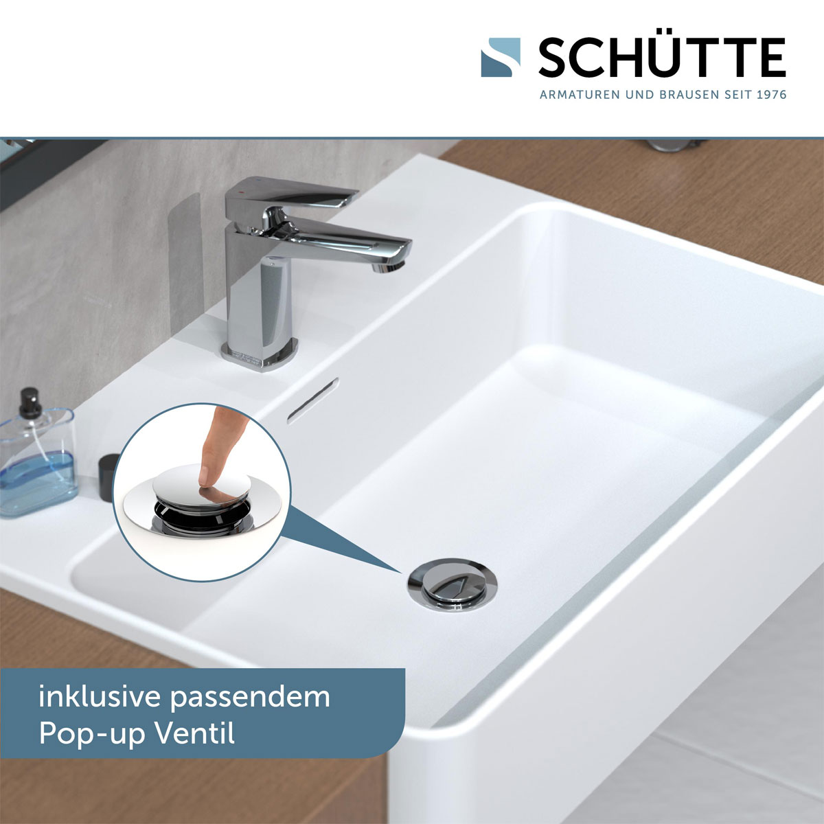 Schütte  WT-Armatur Raven,chrom,Kartusche mit Bild 5