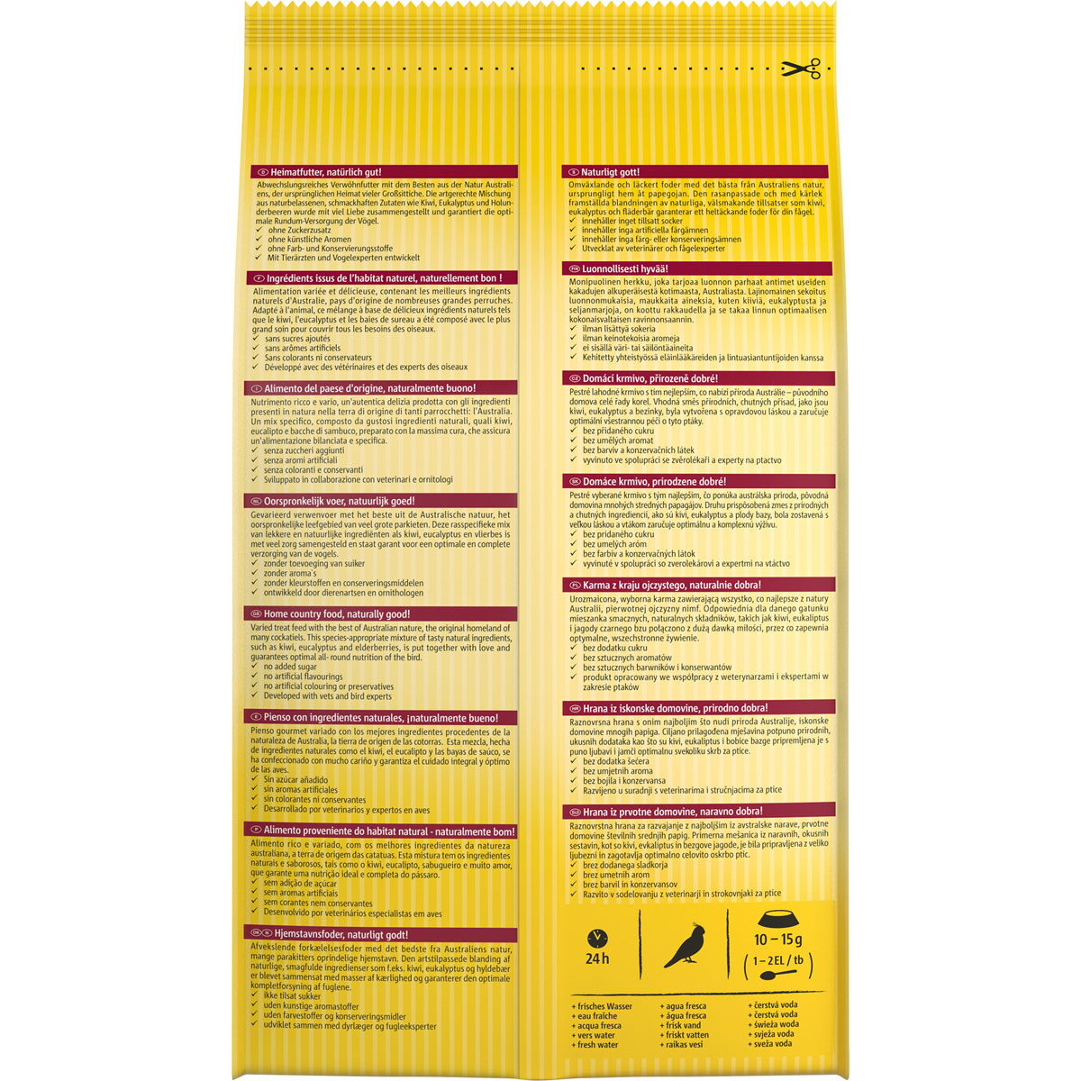 Vitakraft  Hauptfutter Australien Nymphen 750 g Bild 5
