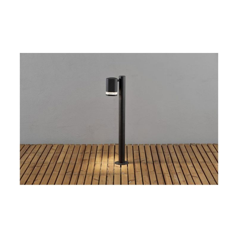 Wegeleuchte MODENA In Schwarz | 70 Cm Hoch, Aluminium, Für GU10 Birnen Bis 35W